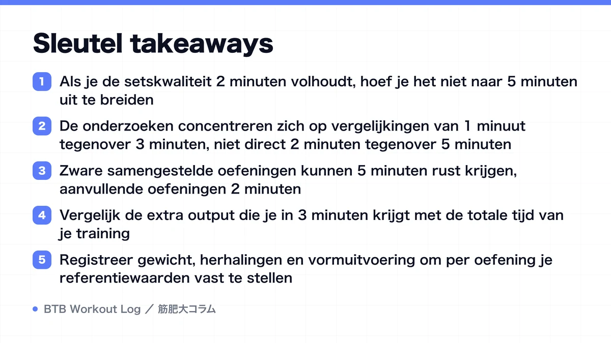 Diagram: Sleutel takeaways