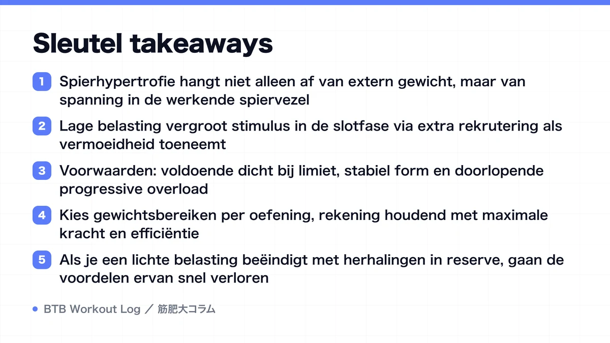 Diagram: Sleutel takeaways