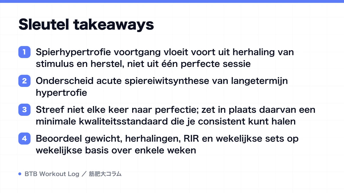 Diagram: Sleutel takeaways