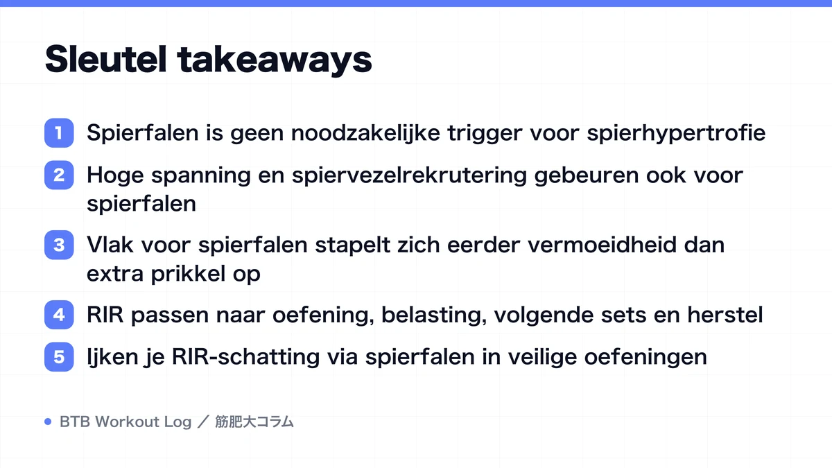 Diagram: Sleutel takeaways