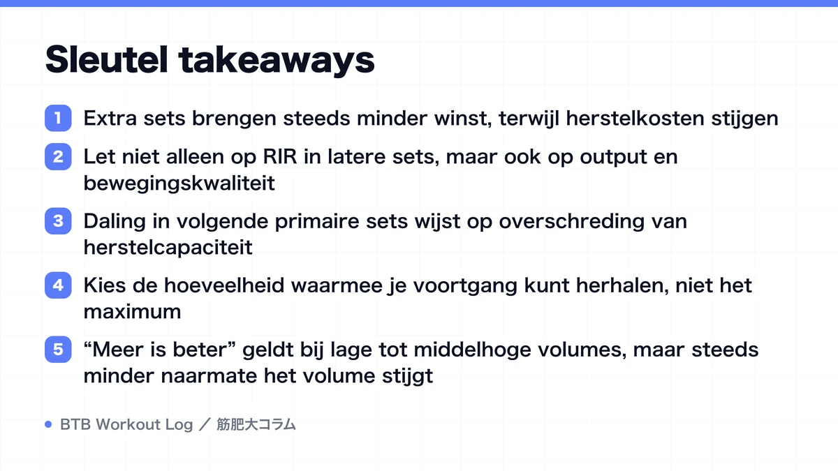 Diagram: Sleutel takeaways