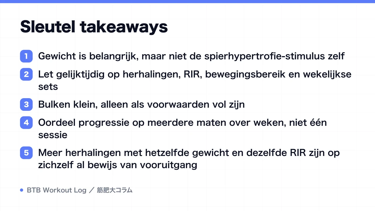 Diagram: Sleutel takeaways