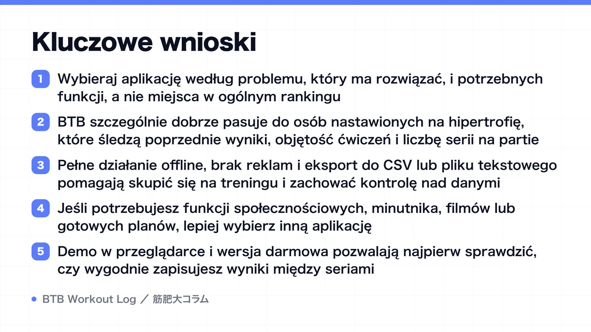Diagram: Kluczowe wnioski