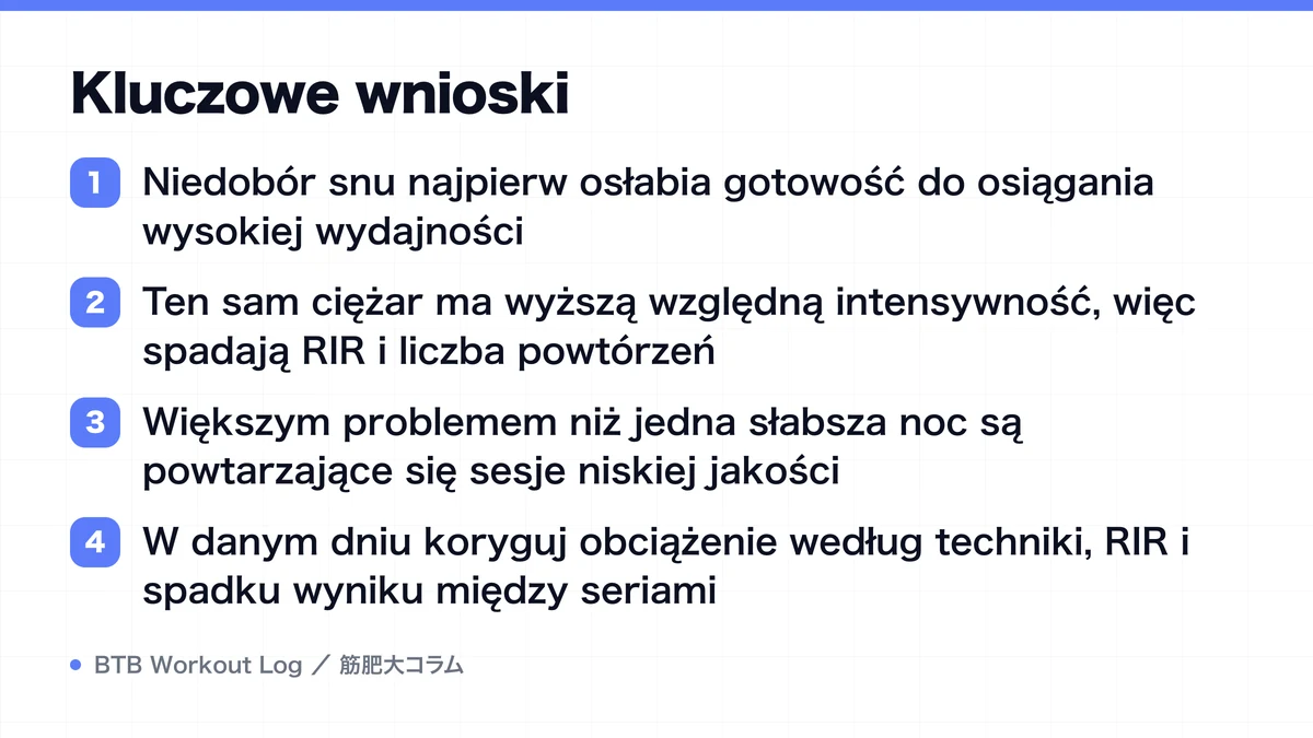 Diagram: Kluczowe wnioski