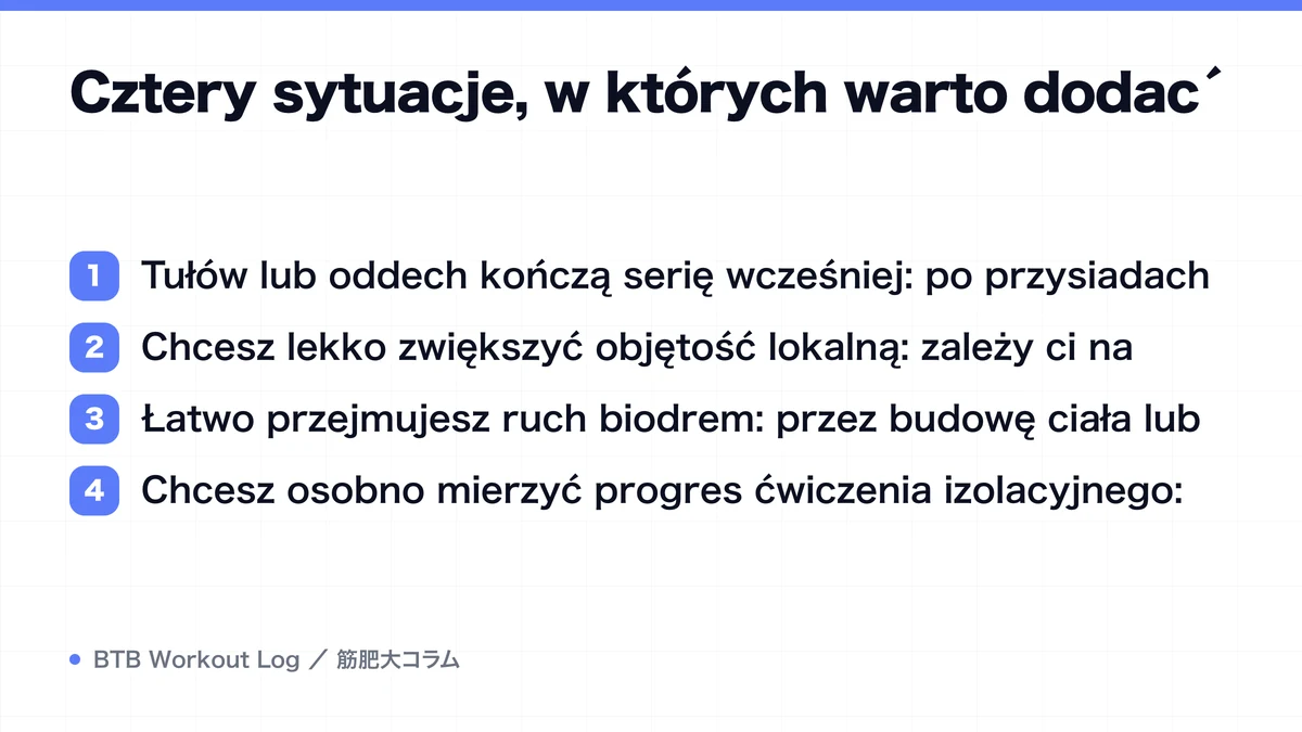 Diagram: Cztery sytuacje, w których warto dodać
