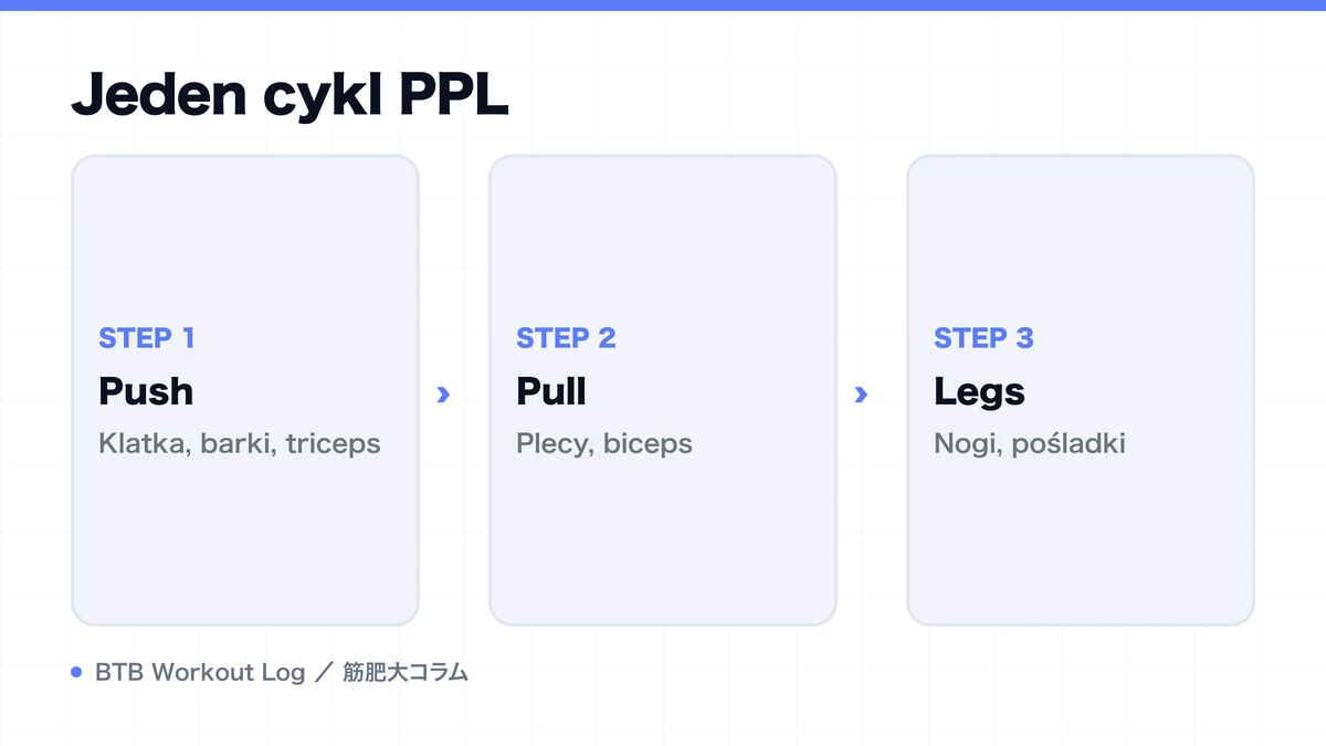 Diagram: Jeden cykl PPL