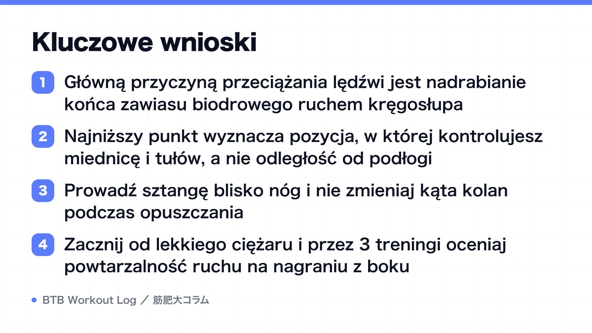 Diagram: Kluczowe wnioski
