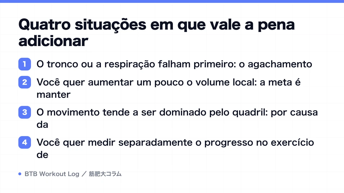 Diagram: Quatro situações em que vale a pena adicionar