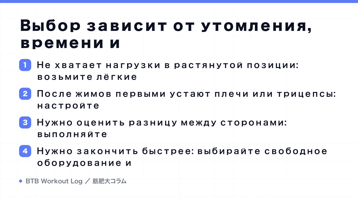 Diagram: Выбор зависит от утомления, времени и