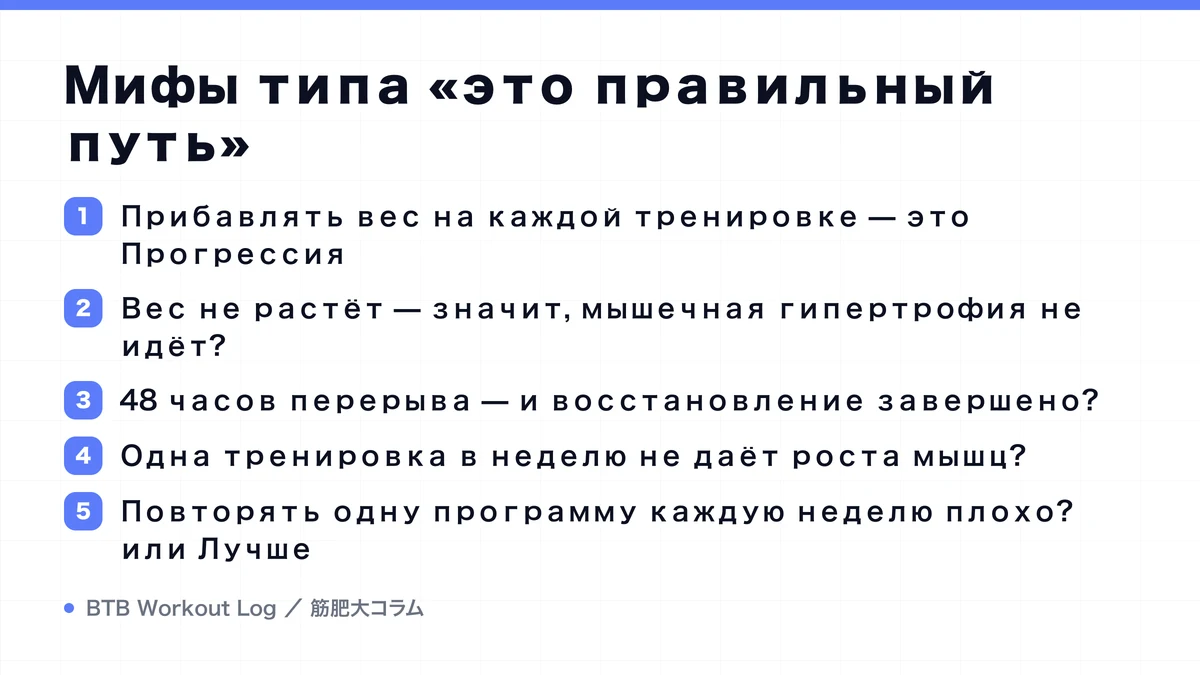 Diagram: Мифы типа «это правильный путь»