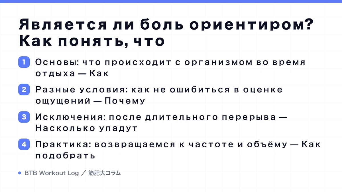 Diagram: Является ли боль ориентиром? Как понять, что