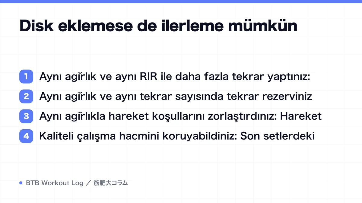 Diagram: Disk eklemese de ilerleme mümkün