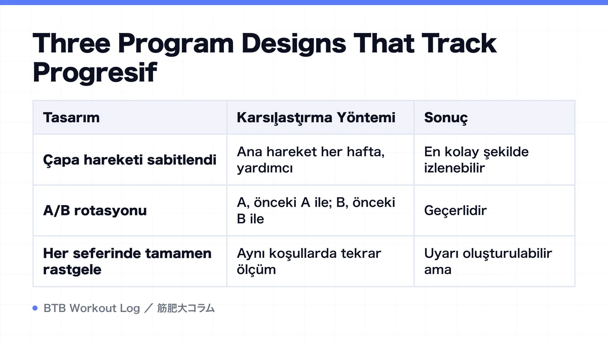 Diagram: Three Program Designs That Track Progresif