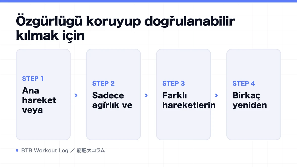 Diagram: Özgürlüğü koruyup doğrulanabilir kılmak için