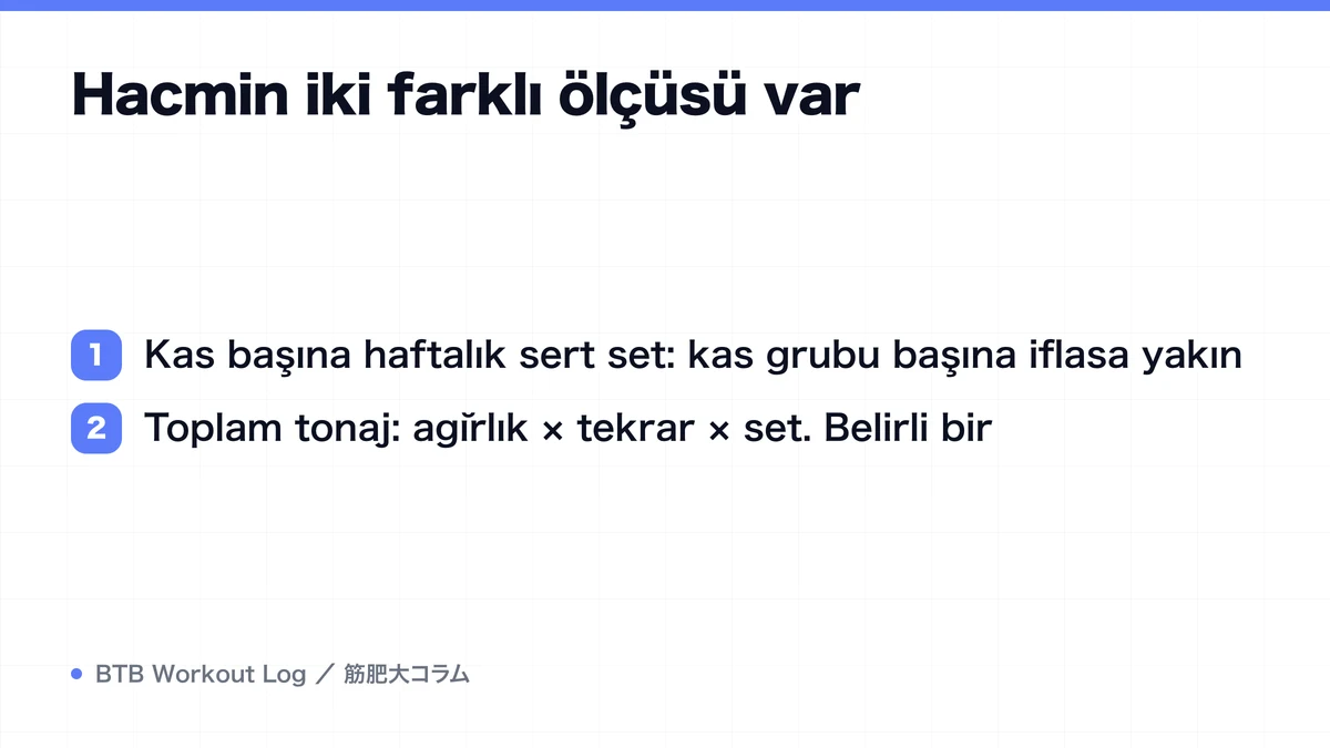 Diagram: Hacmin iki farklı ölçüsü var