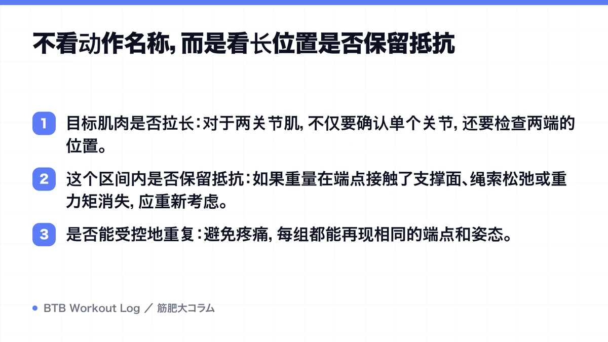 Diagram: 不看动作名称，而是看长位置是否保留抵抗
