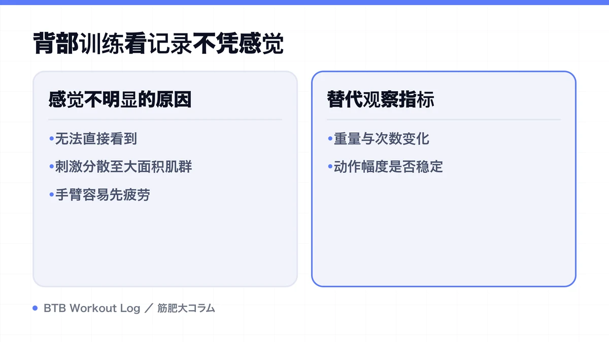 Diagram: 背部训练看记录不凭感觉