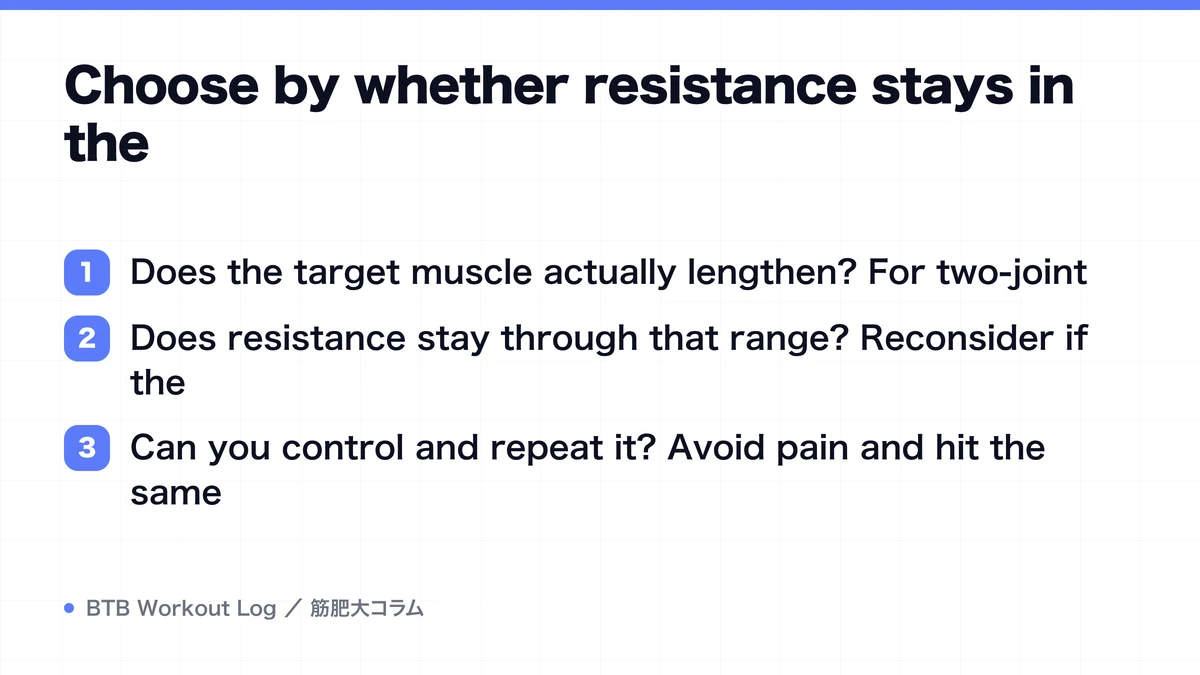 Diagram: Choose by whether resistance stays in the