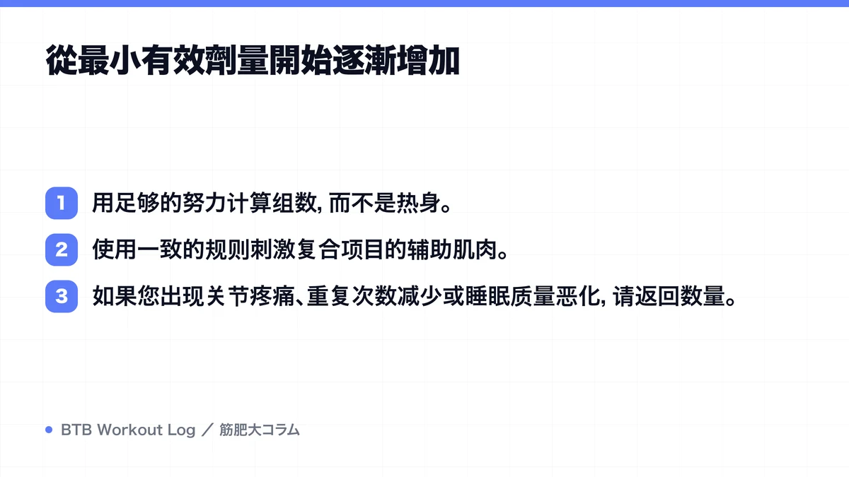 Diagram: 從最小有效劑量開始逐漸增加
