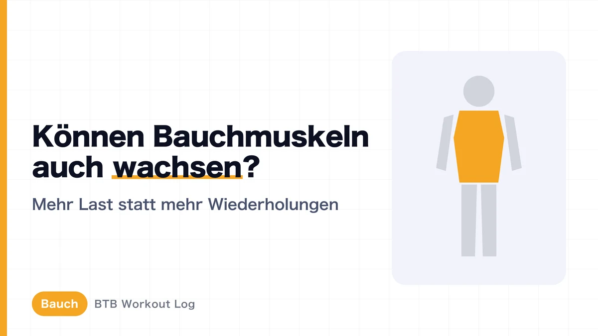Muskelaufbau der Bauchmuskeln: Für mehr Dicke zählt Gewicht statt hoher Wiederholungszahlen