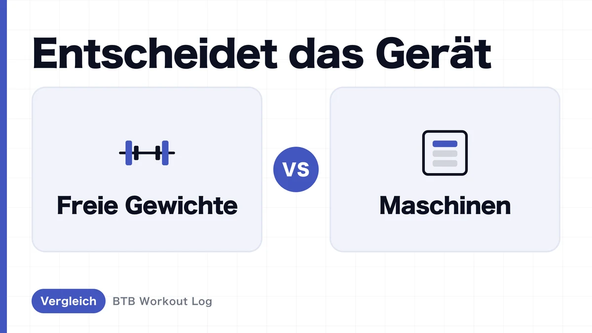 Freie Gewichte vs Maschine – Was baut mehr Muskeln auf?