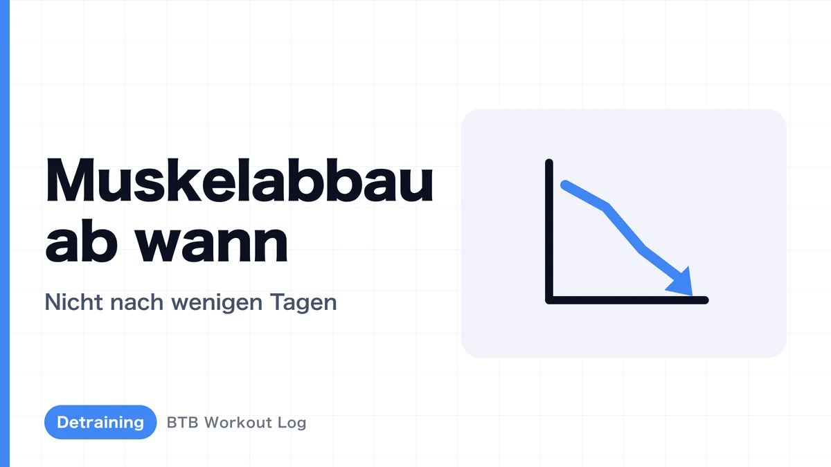 Wann fallen Muskeln ab, wenn du trainierst nicht? Der Ablauf beim Detraining