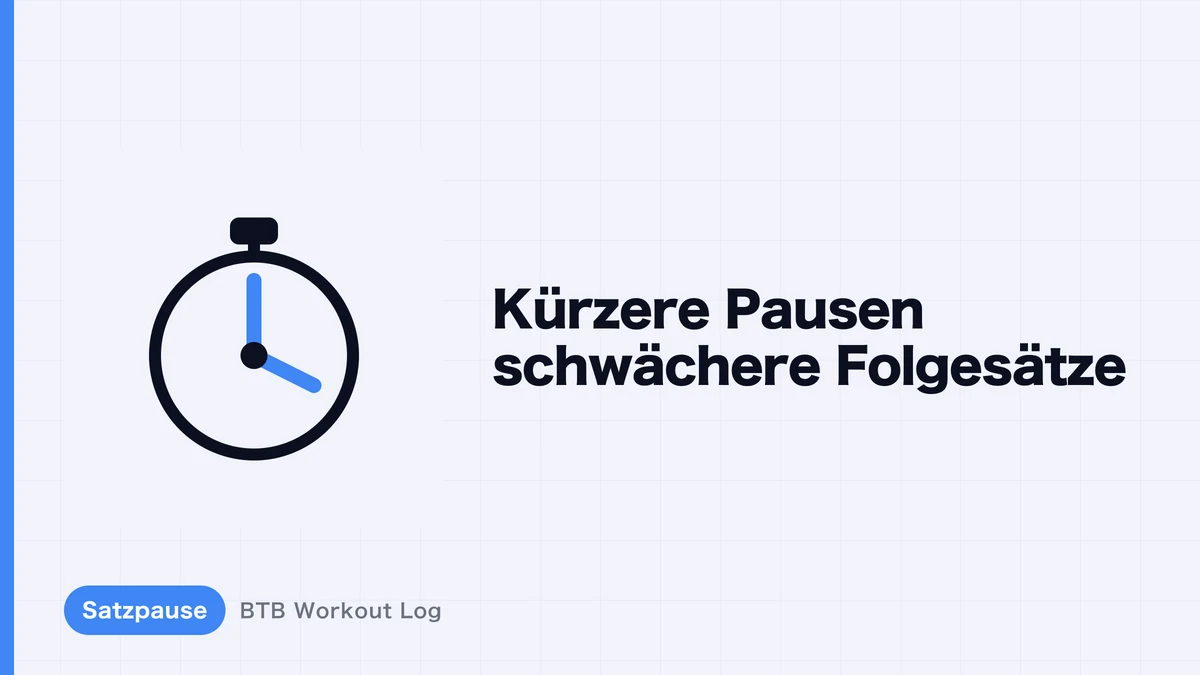 Kurze Pausen beim Training: Muskelaufbau vs. Ermüdung