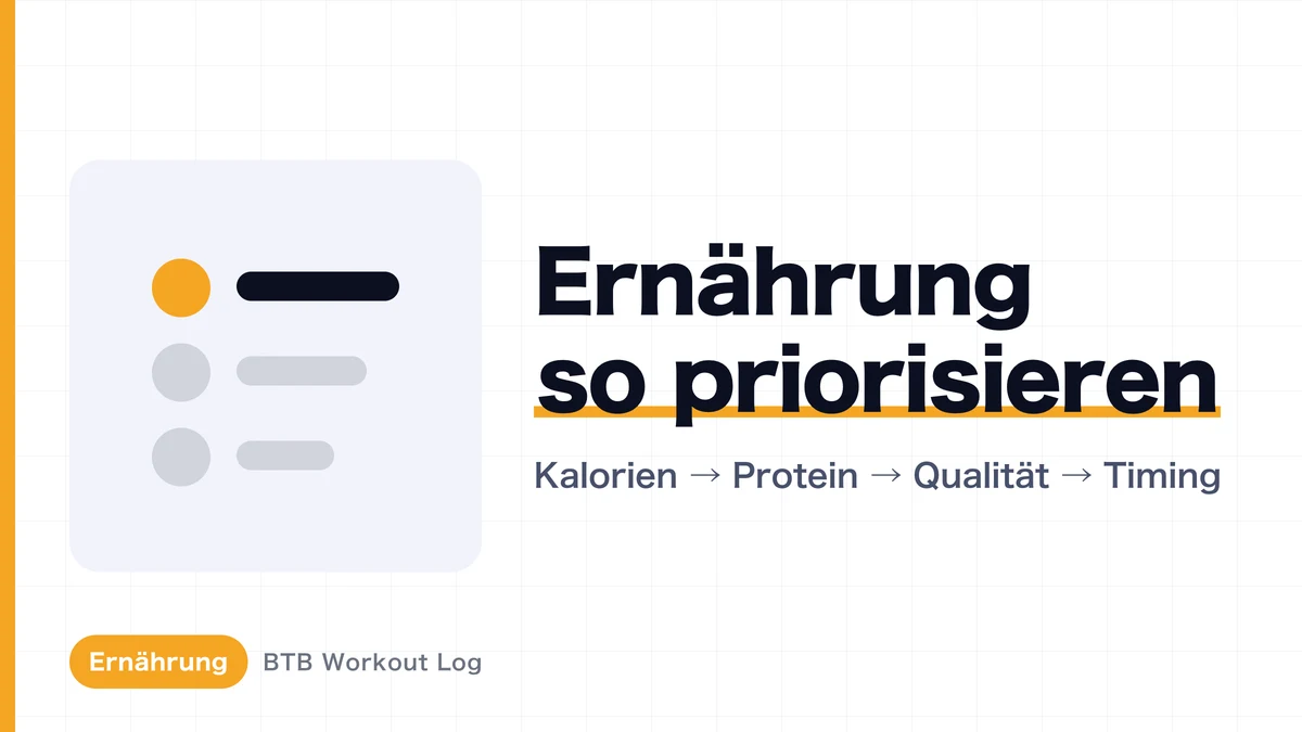 Vollständiger Ernährungsguide für Muskelaufbau | Kalorien, Protein und Prioritäten