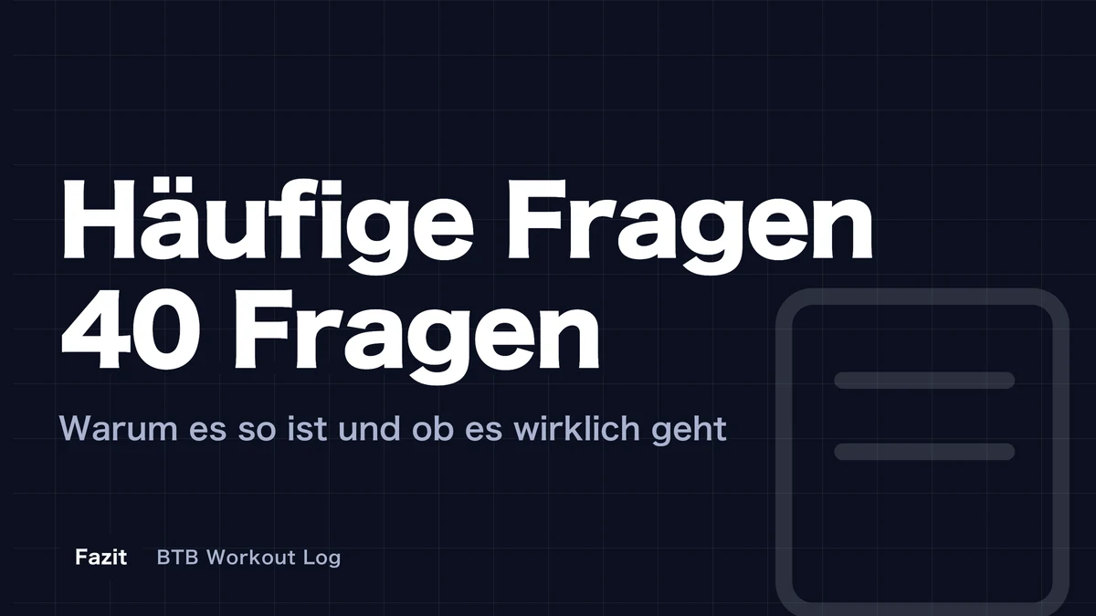 Muskelaufbau: 40 häufig gestellte Fragen geklärt