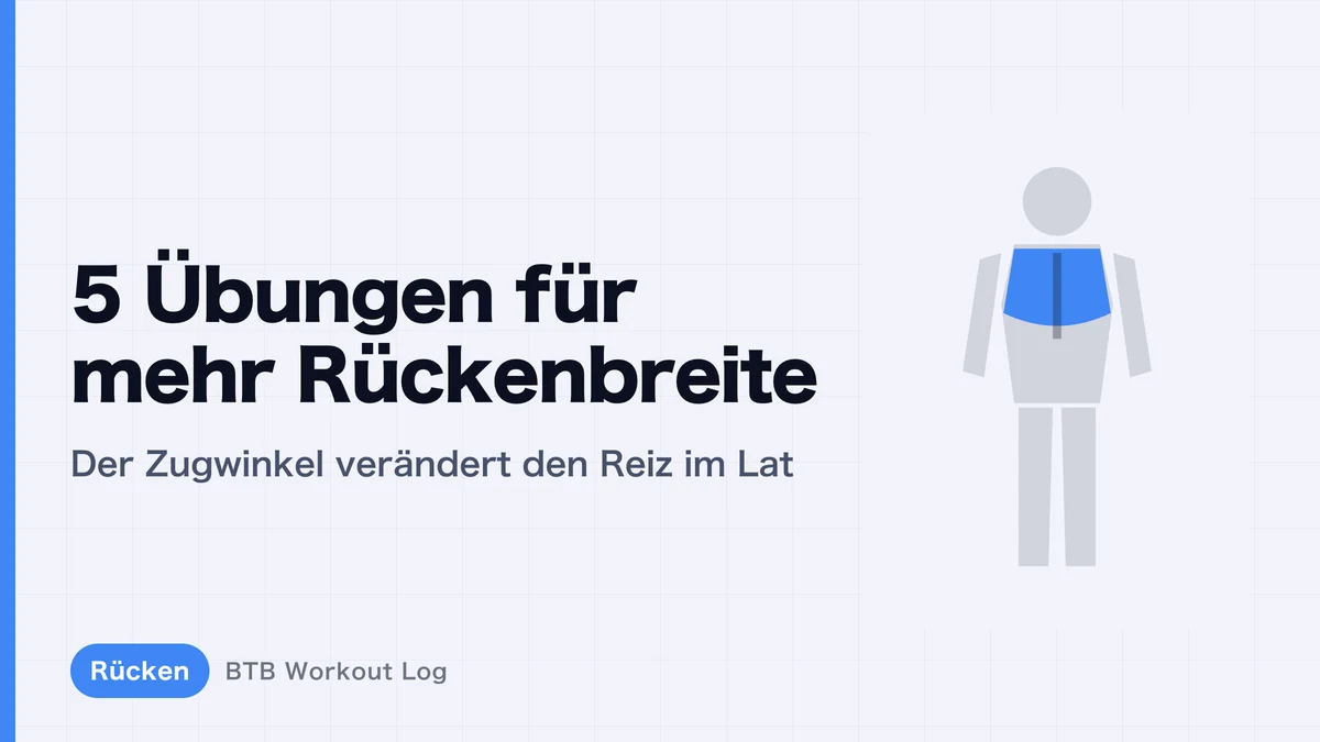 Latissimus vergrößern: 5 Übungen für einen breiteren Rücken