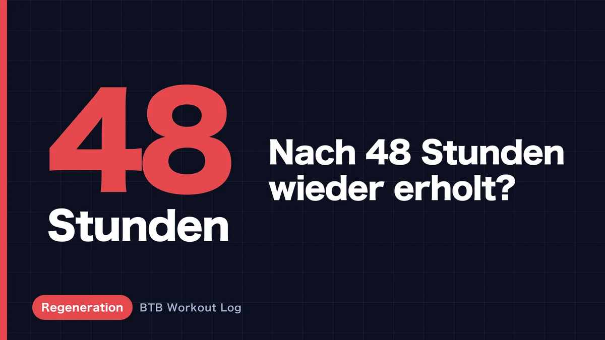 Ist die 48-Stunden-Erholungsregel beim Krafttraining wirklich wahr?