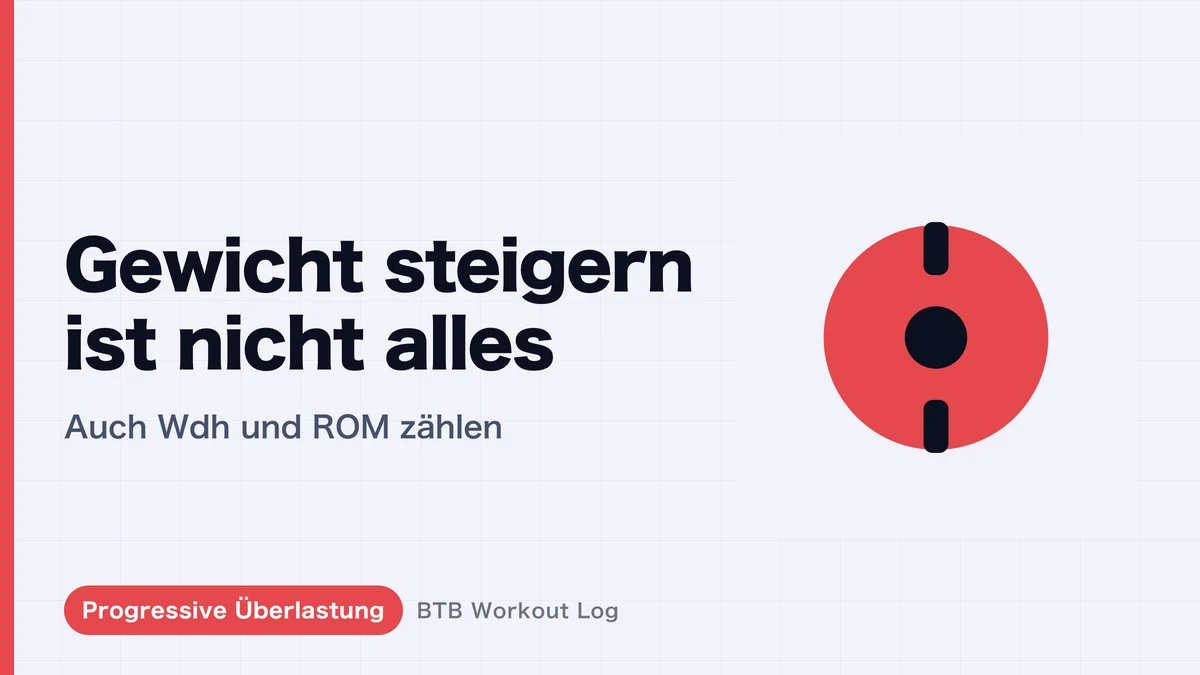 Progressive Overload: Mehr als nur Gewicht erhöhen