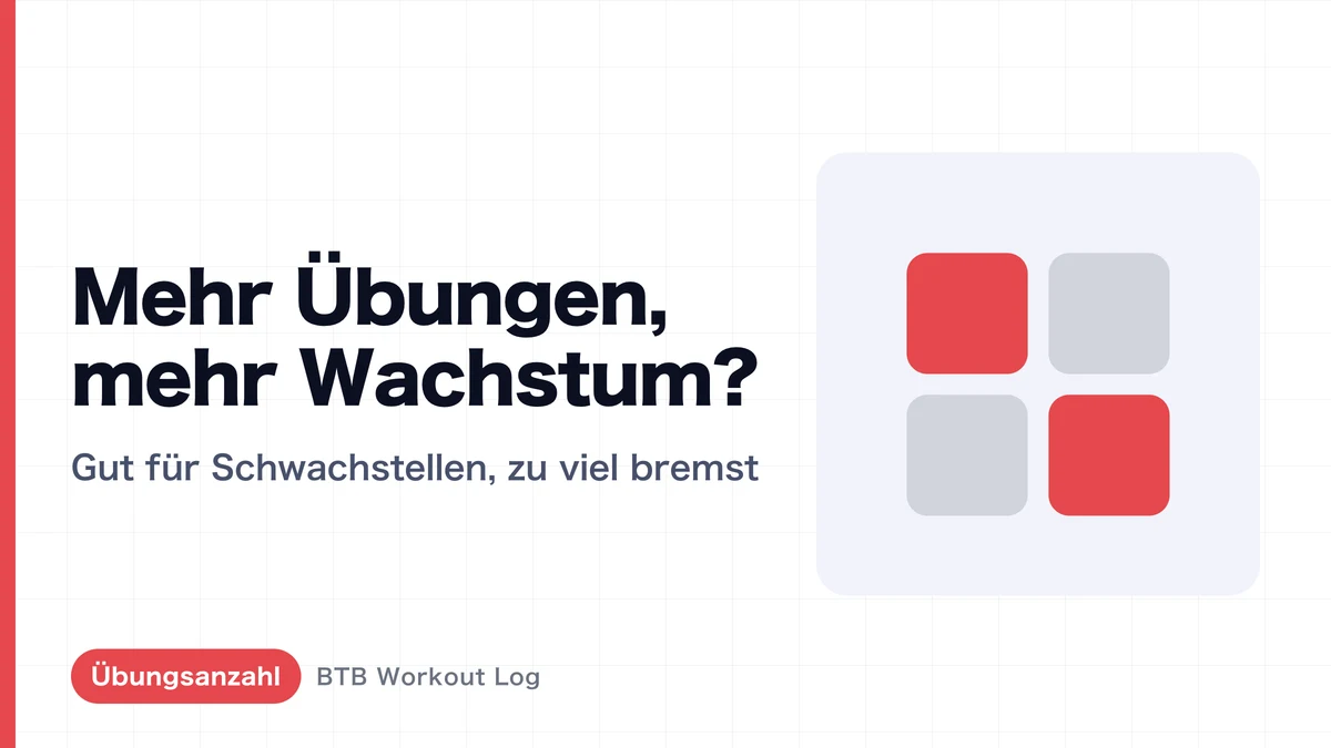 Mehr Übungen = Mehr Muskelwachstum? Nicht unbedingt