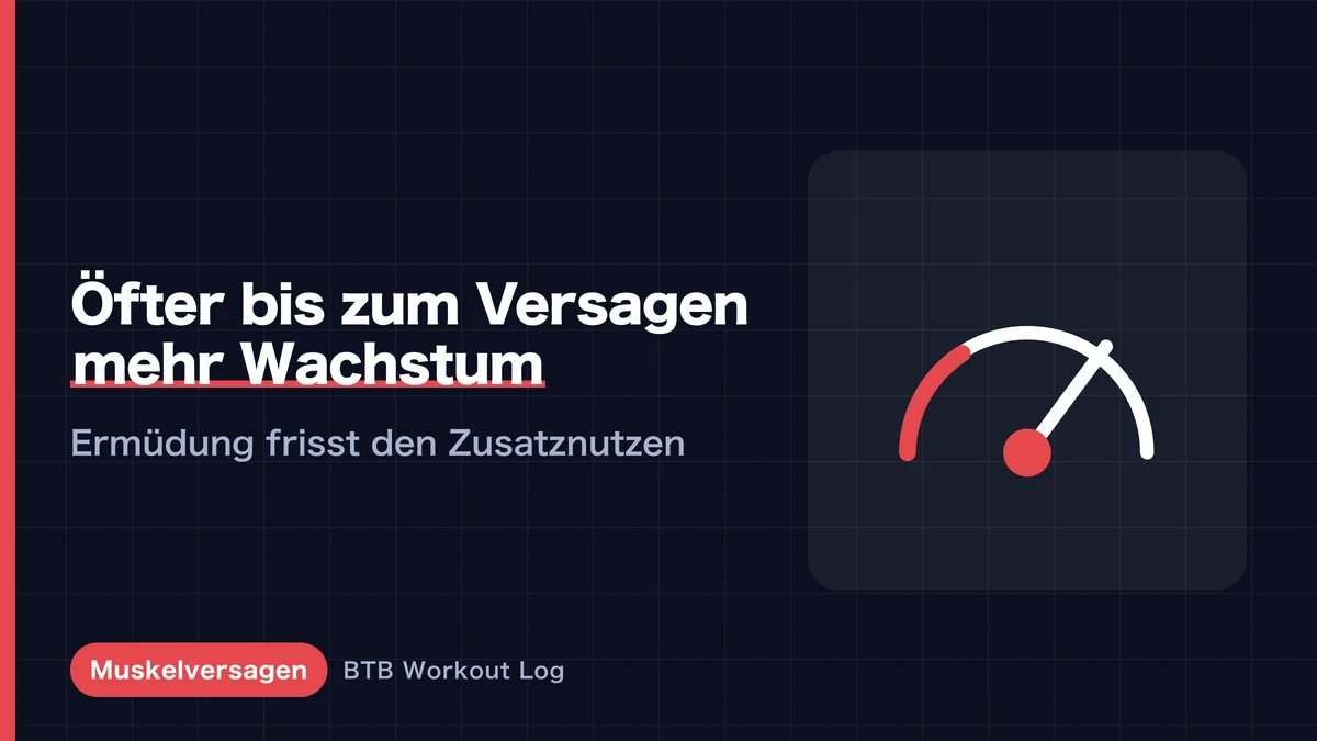 Muskelaufbau durch Intensität – Mythos oder Realität?