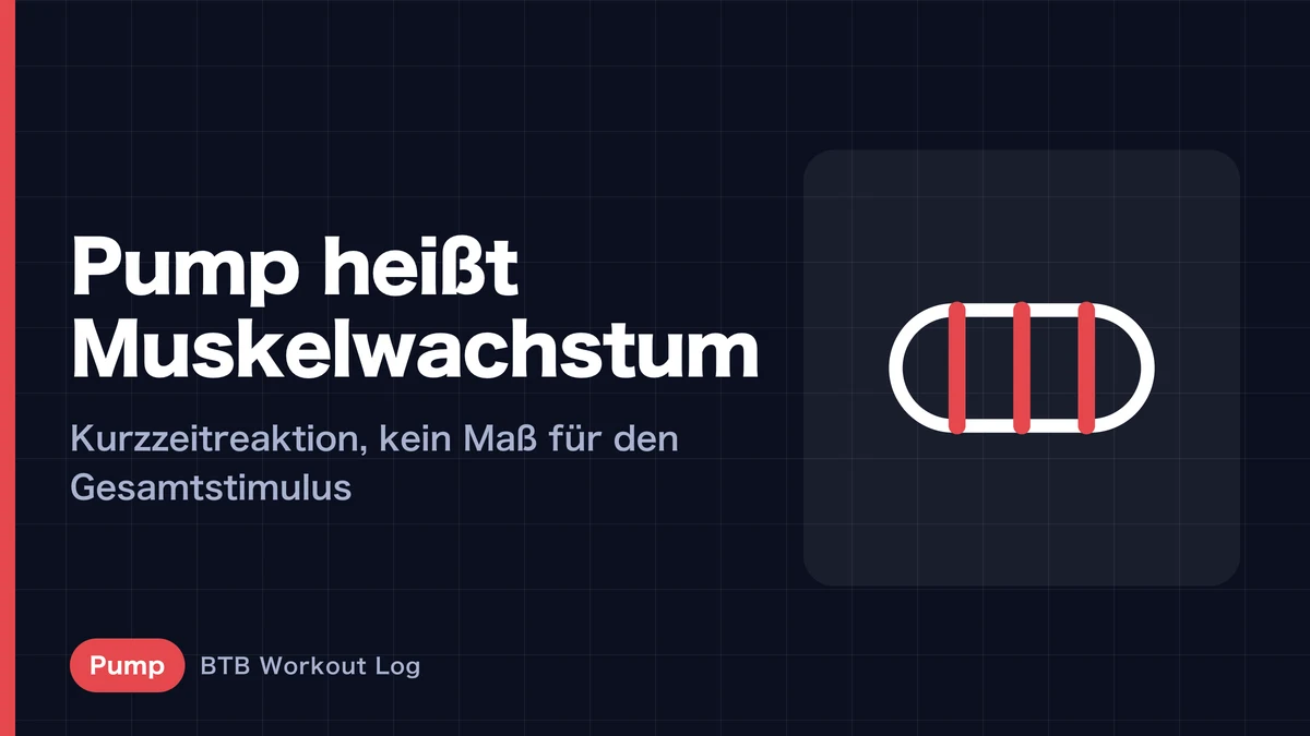 Muskelaufbau ohne Pump – warum das häufig ein Mythos ist