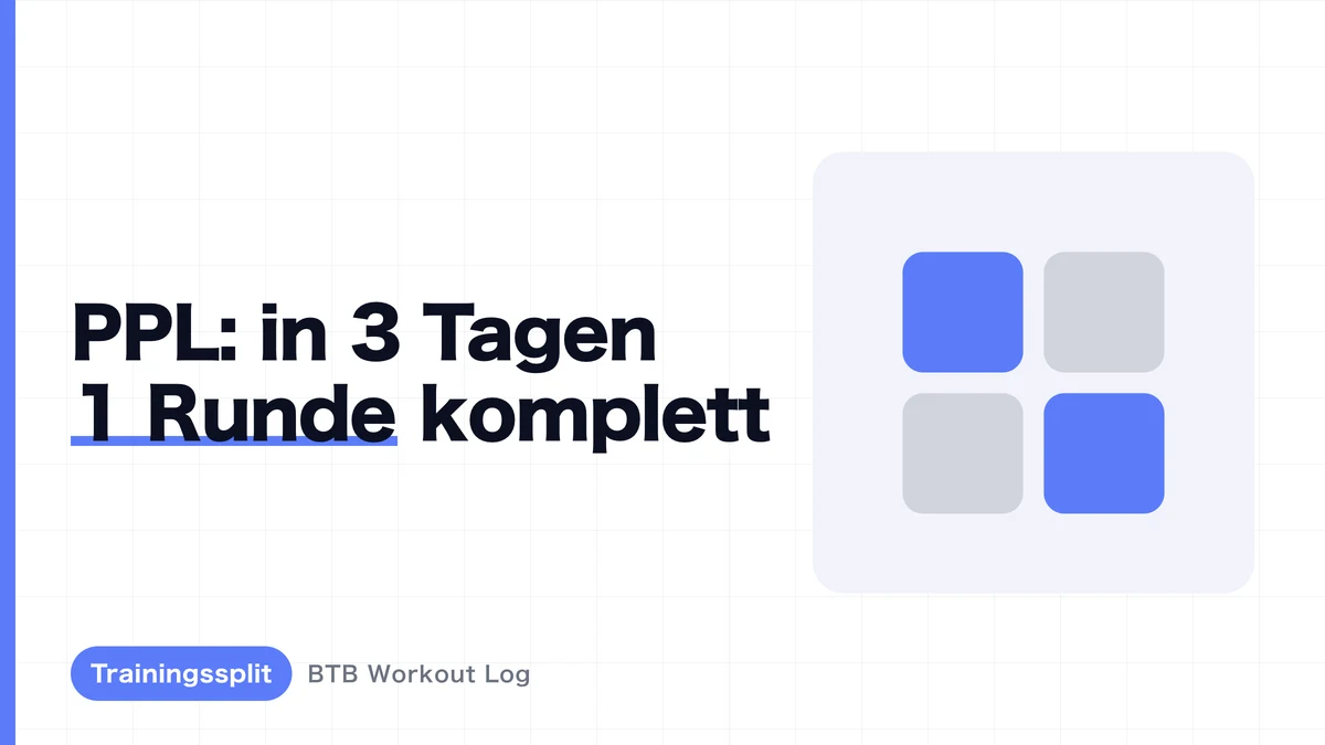 Die vollständige PPL-Routine | Push/Pull/Legs – Übungen und Wochenpläne für 3 oder 6 Tage