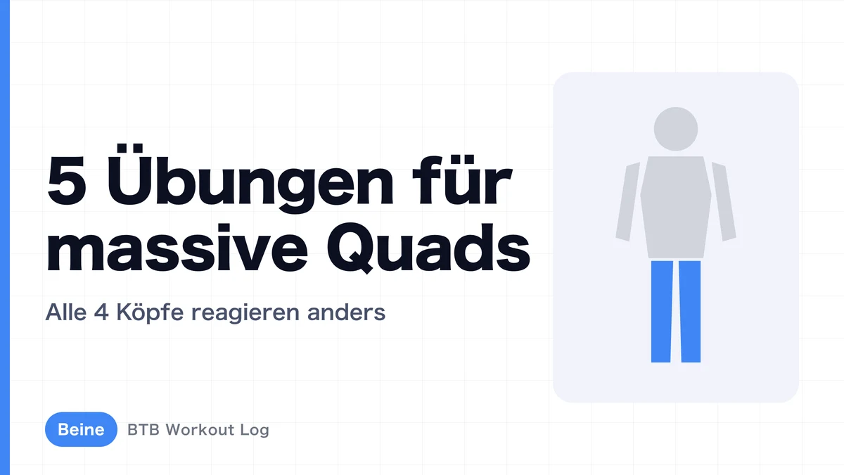 Quadrizeps aufbauen: 5 Übungen | Wirkung auf die 4 Muskelköpfe und clevere Kombination