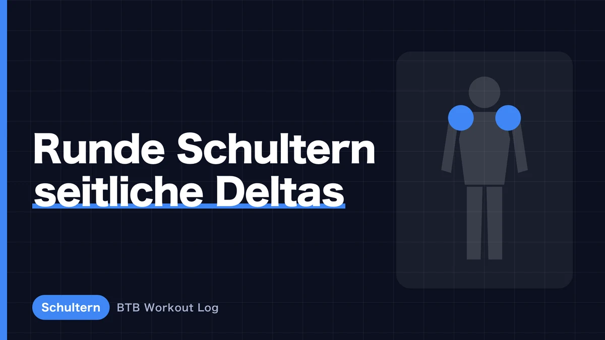 Schultertraining für Muskelaufbau | Trainiere alle drei Deltamuskel-Köpfe für runde, breite Schultern
