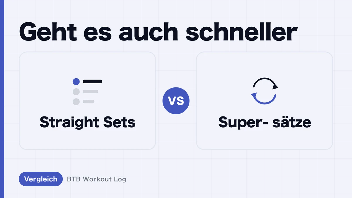Muskelaufbau: Straight Sets vs. Supersets – welche Methode ist effektiver?