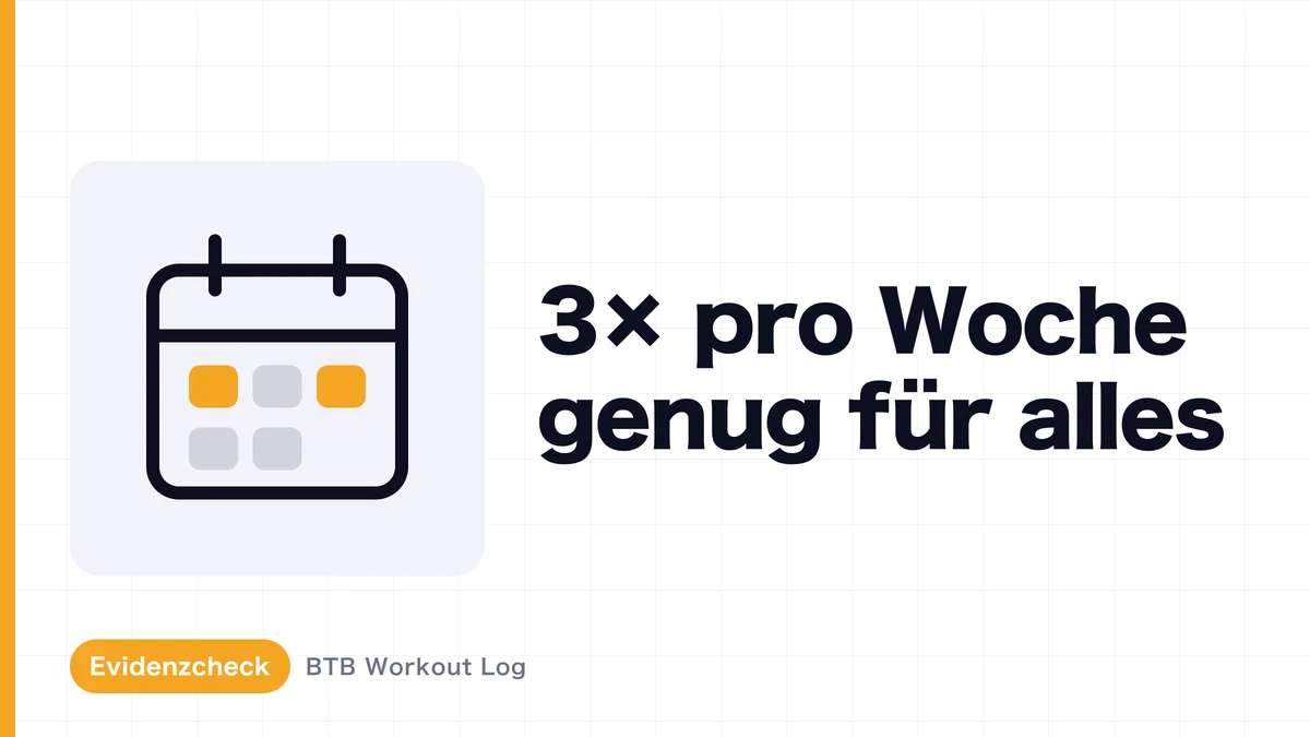 Ganzkörpertraining 3x pro Woche: Reicht das für vollständigen Muskelaufbau?