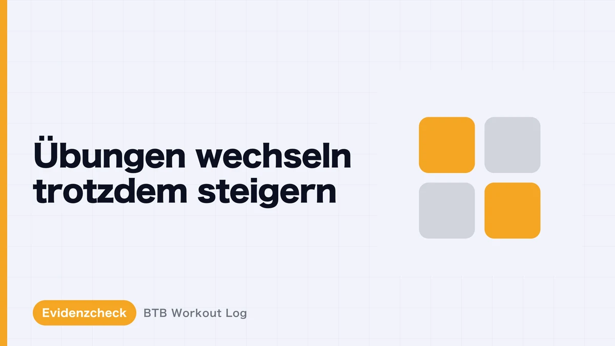 Progressive Overload trotz wechselnder Übungen: Ist das möglich?