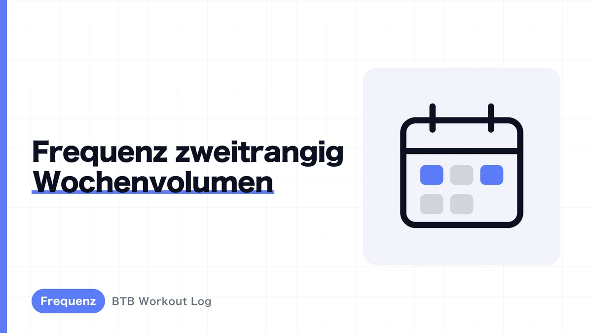 Wie oft pro Woche für Muskelaufbau trainieren? Frequenz und Regeneration erklärt