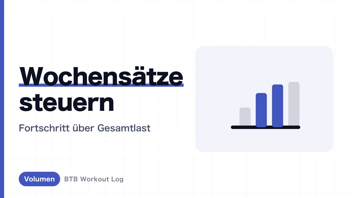 Was ist Trainingsvolumen? Wie du Gesamttonnen berechnest, verfolgst und aufbaust