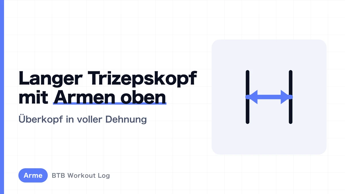 Langer Trizepskopf: Warum Overhead-Übungen wichtig sind