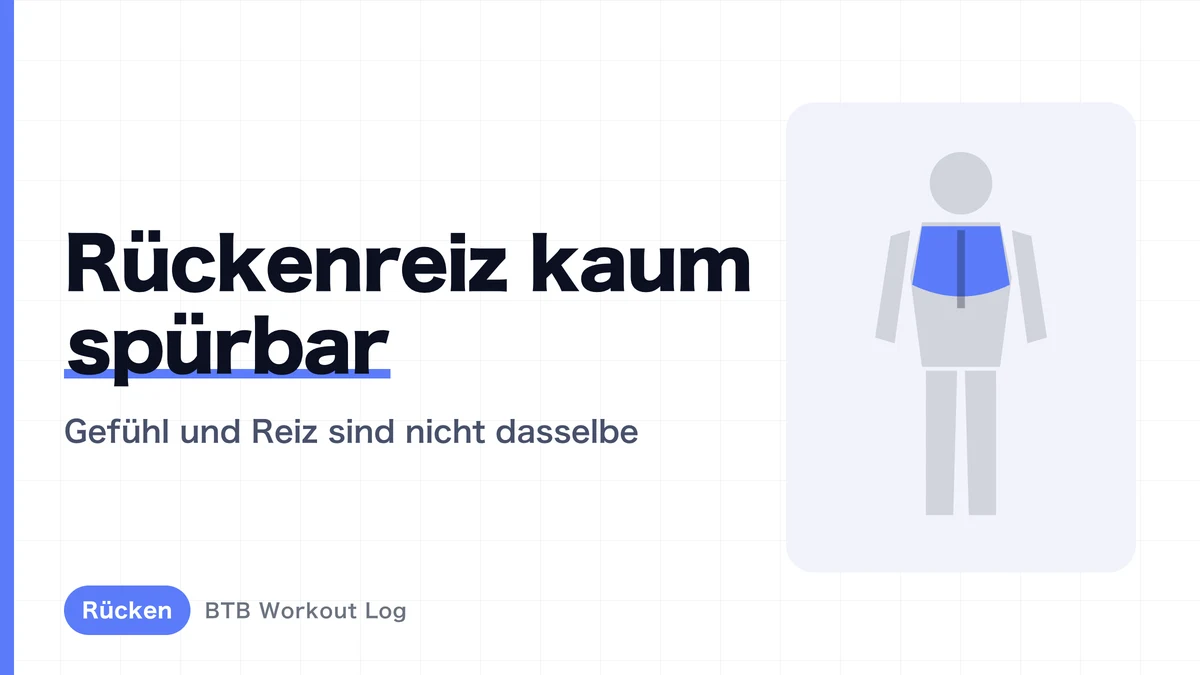 Warum ist es schwer zu spüren, ob das Rückentraining wirkt?