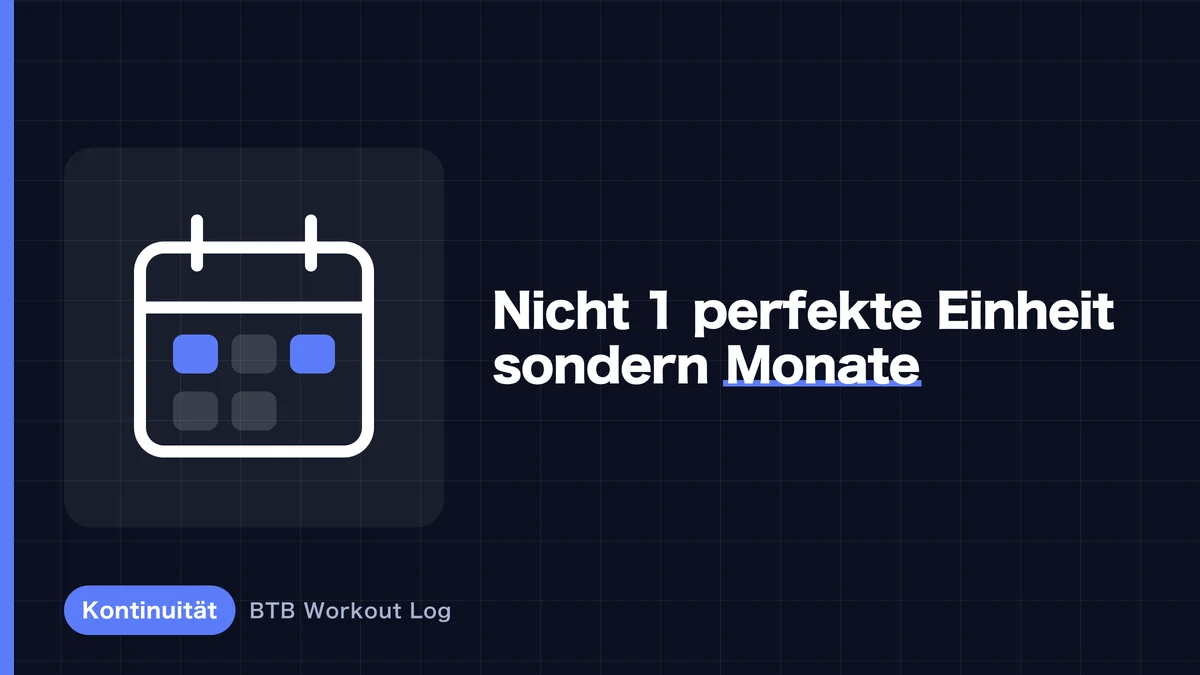 Warum Muskelaufbau Monate der Progression schlägt – nicht eine perfekte Trainingseinheit