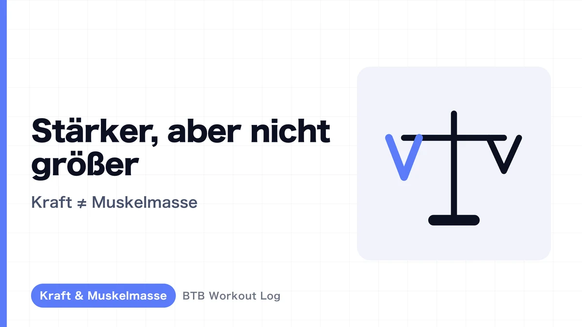 Warum wirst du stärker, ohne dass deine Muskeln wachsen?