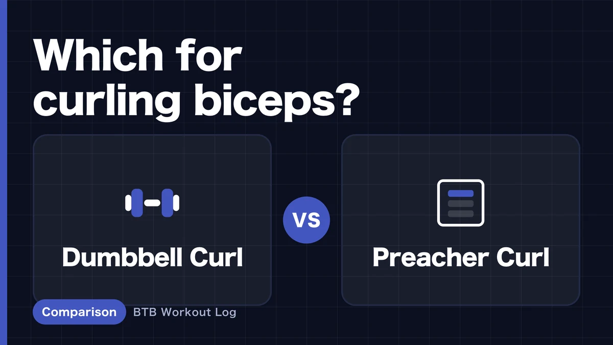 Dumbbell Curl vs. Preacher Curl: Which Is Better for Biceps?