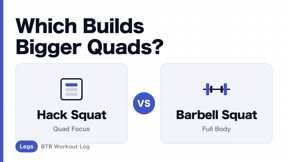 Hack Squat vs Barbell Squat | Which Is Better for Quad Hypertrophy?