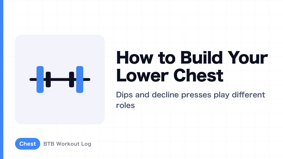 Lower Chest Training: Dips vs. Decline Press for Growth